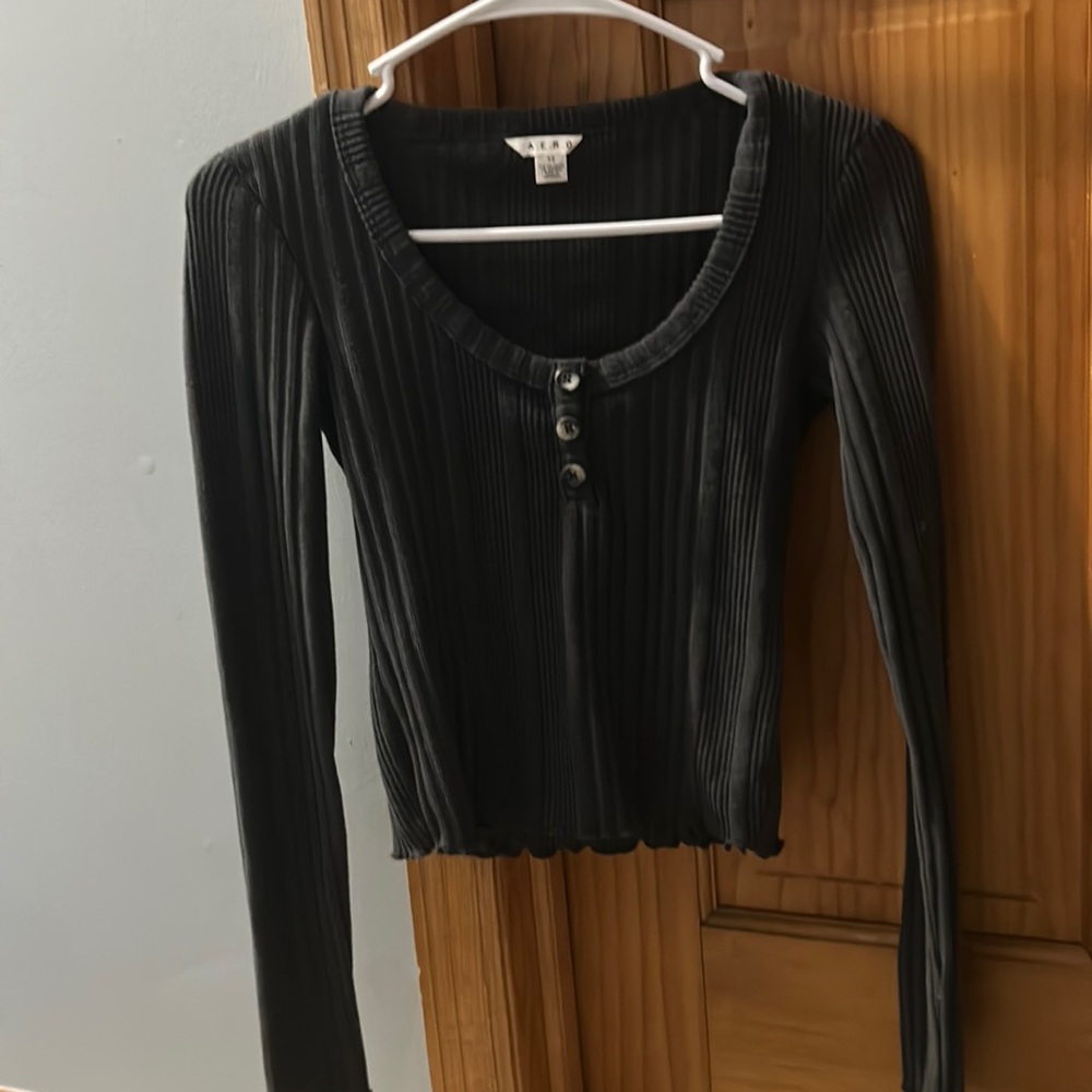 NWOT button long sleeve